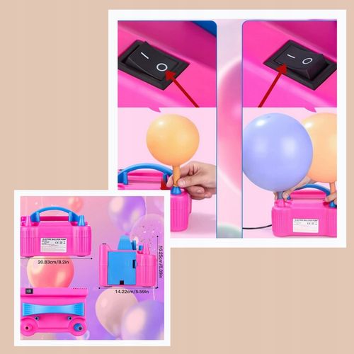 ELEKTRYCZNA POMPKA DO BALONÓW MOCNA + WIĄZADEŁKO na Arena.pl