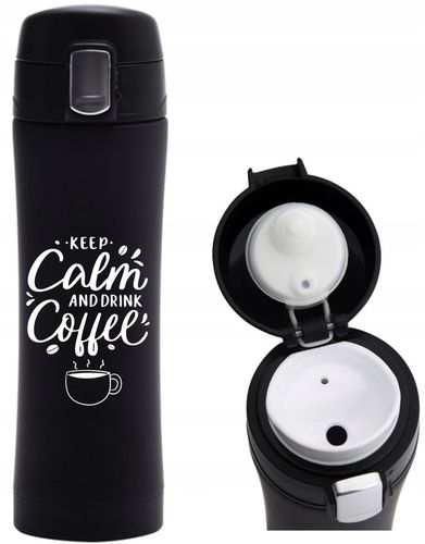 Kubek termiczny grawer termos do kawy z własnym projektem na prezent na Arena.pl