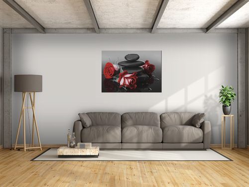 Obraz Czerwone róże 100x70 PANORAMA na Arena.pl