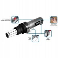 Opalarka elektryczna 2000W, 350°C/550°C Graphite