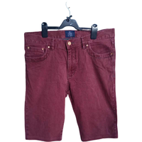 Bugatti Spodnie Krótkie Męskie Wygodne Stylowe Bordowe Rozmiar 36