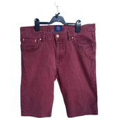 Bugatti Spodnie Krótkie Męskie Wygodne Stylowe Bordowe Rozmiar 36