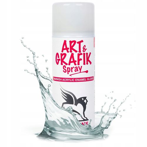 Werniks końcowy RENESANS lakier do farb akrylowych POŁYSK SPRAY 400ml na Arena.pl