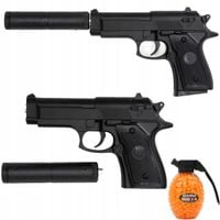 PISTOLET METALOWY NA KULKI BERETTA ASG IMITACJA BRONI NA KULKI 6MM REPLIKA