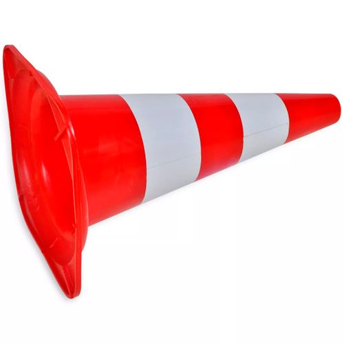 Odblaskowe pachołki drogowe czerwono-białe 50 cm na Arena.pl