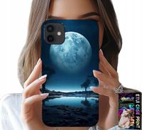 ETUI DO IPHONE 12 MINI - PEŁNIA KSIĘŻYCA KSIĘŻYC FUTERAŁ + FOLIA