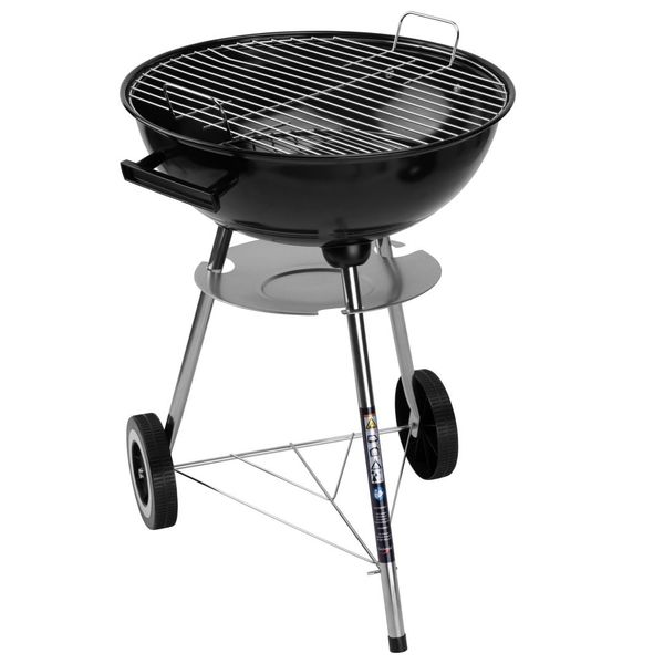 Grill węglowy ogrodowy RUND czarny zdjęcie 9