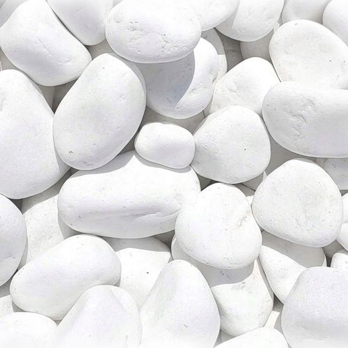 KAMIEŃ OTOCZAK THASSOS 3-6CM KAMIEŃ OGRODOWY BIAŁY DEKORACYJNY OZDOBNY na Arena.pl