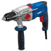 WIERTARKA UDAROWA DEDRA DED7962 1100W, DWA BIEGI, 0-1200, 0-3200 OBR/MIN, UCHWYT SAMOZACISKOWY 13MM, KORPUS ALUMINIOWY