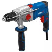 WIERTARKA UDAROWA DEDRA DED7962 1100W, DWA BIEGI, 0-1200, 0-3200 OBR/MIN, UCHWYT SAMOZACISKOWY 13MM, KORPUS ALUMINIOWY