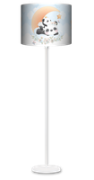 Lampa stojąca MAXI - Cute Panda (niebieska)