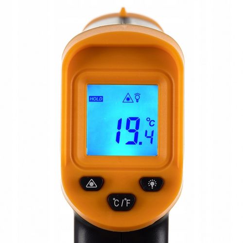 Pirometr Termometr Bezdotykowy -50 +500 Miernik Temperatury na Podczerwień na Arena.pl
