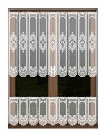 ZAZDROSTKA kuchenna firana żakardowa Roma wys 120