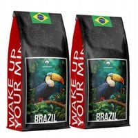 KAWA ZIARNISTA BRAZYLIA 2KG Świeżo Palona ARABICA 100% - BLUE ORCA COFFEE