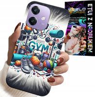 ETUI DO OPPO A60 5G - SIŁOWNIA GYM FITNESS SPORT CASE + SZKŁO