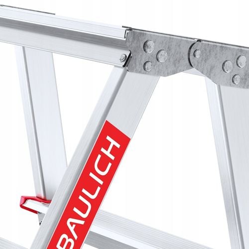 Drabina aluminiowa składana 6 stopniowa 2x6 dwustronna domowa GRATIS na Arena.pl