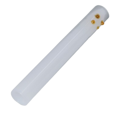 Szklana Lufka do Palenia Tytoniu Suszu CBD z Białymi i Żółtymi Kropeczkami na Arena.pl