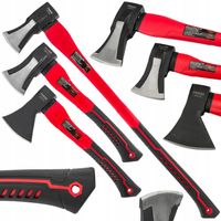 ZESTAW SIEKIER SIEKIERA ROZŁUPUJĄCA TOPOREK CIESIELSKA 3 SZT DO ŁUPANIA