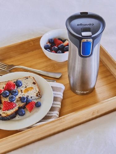 Kubek termiczny Contigo West Loop 2.0 470ml - stalowy na Arena.pl