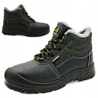 Buty zimowe trzewiki ocieplane męskie skórzane lekkie 43