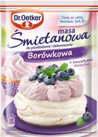 DR OETKER MASA ŚMIETANOWA DO CIAST BORÓWKOWA 65g