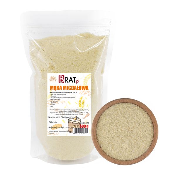 Mąka migdałowa 500g zdjęcie 1