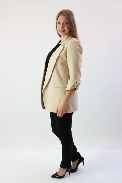 Marynarka Ada Beżowa 42 zdjęcie 6