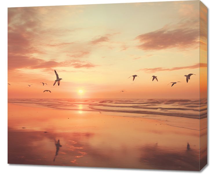 Obraz 70x60cm Spokojna Przystań zdjęcie 1