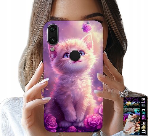 ETUI DO HUAWEI Y7 2019 - SŁODKI KOTEK, KOT, WZORY ZE ZWIERZĘTAMI na Arena.pl