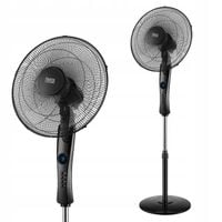 Wentylator podłogowy z sterowany pilotem, stojący TSA8024 czarny
