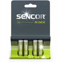AKUMULATORKI SENCOR SBA HR03 4BP AAA NiMH 800mAh