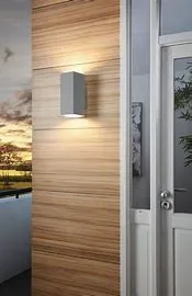 Kinkiet ogrodowy Eglo odcienie szarości i srebra LED 3,7 W zdjęcie 3