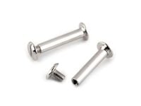 Śruba introligatorska 16 mm Nikiel 10 sztuk 750724
