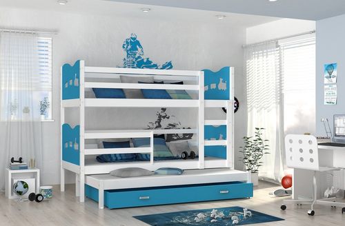 Łóżko MAX 3 białe Kolor - Biel na Arena.pl