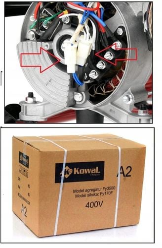 PROFESJONALNY AGREGAT PRĄDOTWÓRCZY 5,2kW generator AVR+ MIEDŹ STOJAN na Arena.pl