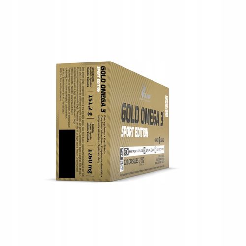 OLIMP GOLD OMEGA 3 SPORT EDITION 120k WITAMINY KWASY TŁUSZCZOWE EPA DHA na Arena.pl