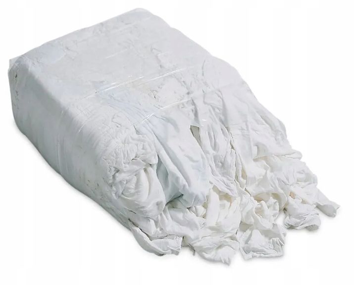 Czyściwo szmatki białe bawełniane 10 kg bawełna zdjęcie 2