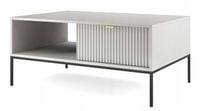 Loftowa ława STOLIK KAWOWY NOVA L-104S szary nowoczesny LOFT glamour