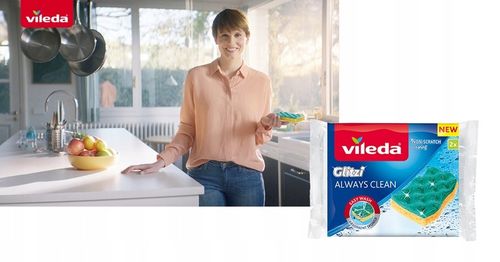Zmywak VILEDA Glitzi Always Clean 2 sztuki na Arena.pl