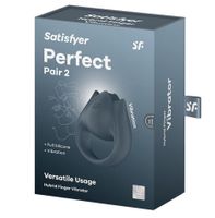 pierścień wibrujący 2w1 silikonowy satisfyer perfect pair 2 usb