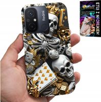 ETUI DO XIAOMI REDMI 12C - KRÓL POKER KOŚCI AS WZORY DLA MĘŻCZYZN