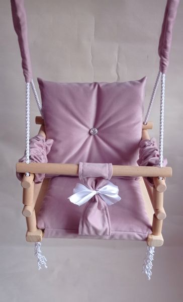 HUŚTAWKA 3w1 DLA DZIECI RÓŻOWY do domu ogród pokój zdjęcie 4