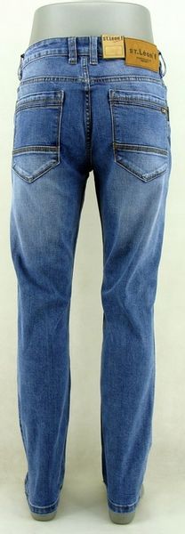 SPODNIE ST LEON 2150 W34-90/96CM L 30 GRANAT zdjęcie 4