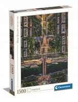 Zestaw Puzzli 1500 ELEMENTÓW Układanka Relaksująca LOT NAD PARYŻEM Obrazek