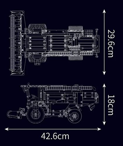 Zestaw Klocków Kombajn 1347El. na Arena.pl