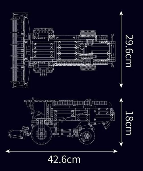 Zestaw Klocków Kombajn 1347El. zdjęcie 5