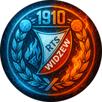 Opłatek na tort Piłka Nożna Widzew Łódź Herb Proporzec Klub