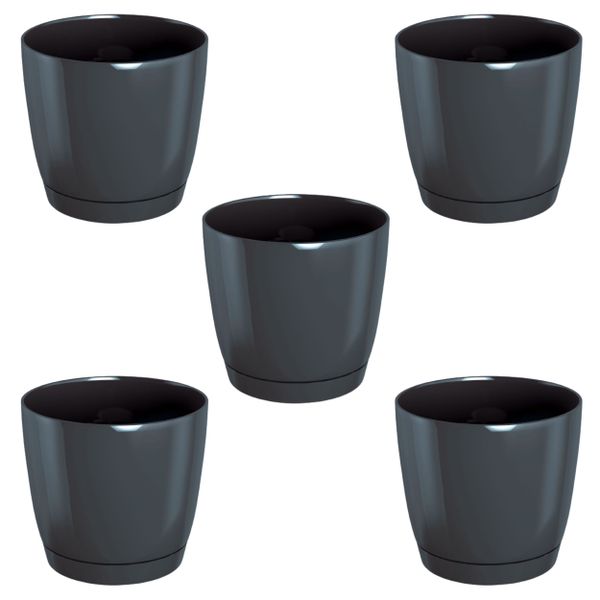 5x Doniczka okrągła Coubi DUOP210 Donica z podstawką zdjęcie 1