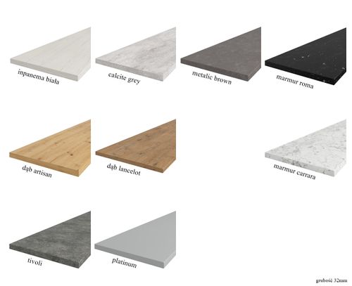 Meble kuchenne MODENA - 260 CM czarny/dąb artisan na Arena.pl