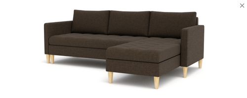 Narożnik Oslo  -  brązowy na Arena.pl